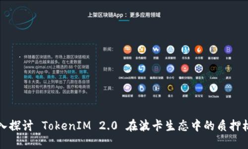 深入探讨 TokenIM 2.0 在波卡生态中的质押机制