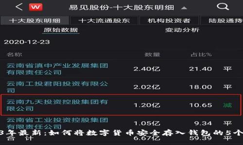 2023年最新:如何将数字货币安全存入钱包的5个步骤